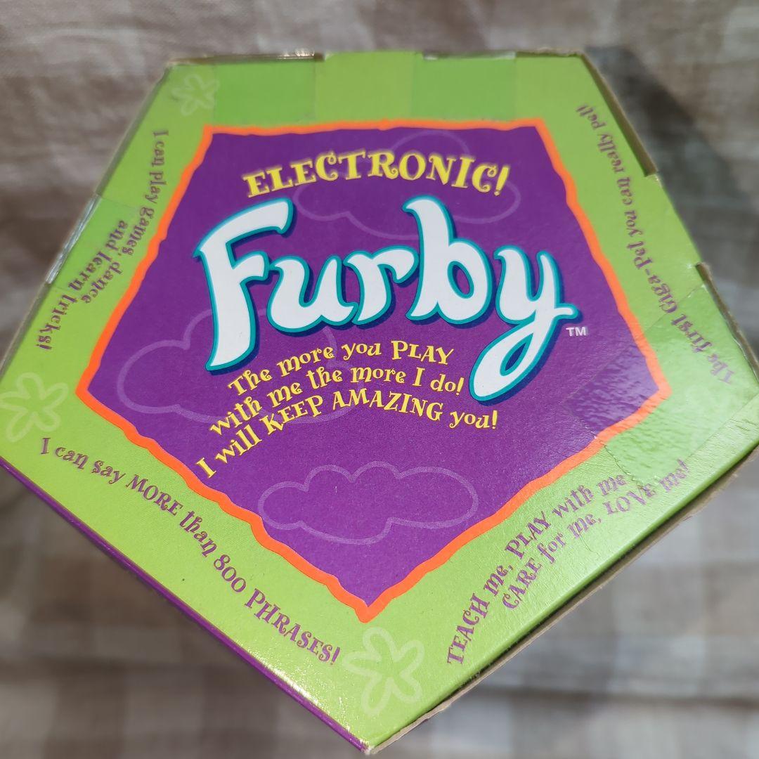 新品未開封！ゼブラ　初代ファービー　茶色目　平成レトロ　シマウマ