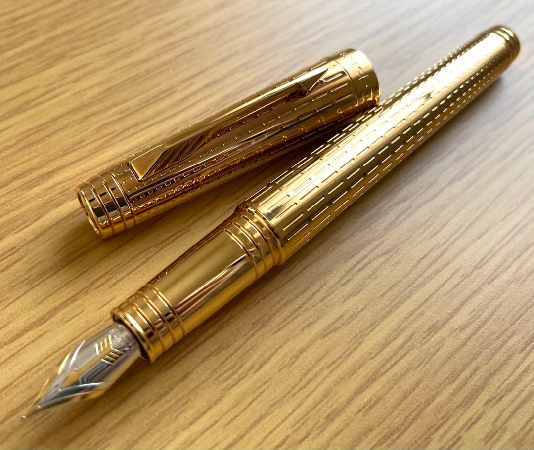 【新品】 パーカー プリミエ デラックス GT 万年筆 18金 M 中字