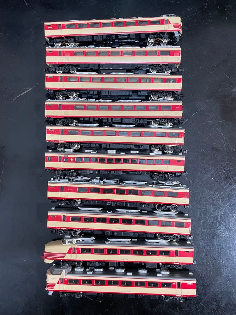 【ジャンク】TOMIX旧製品485系９両+１両　動力動作確認済み