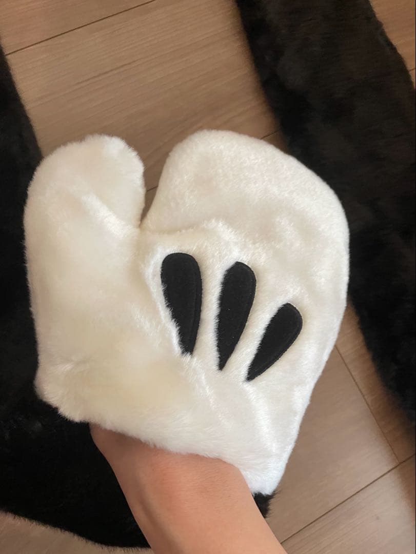 【廃盤レア】ファンキャップ　ミニーマウス　マフラー　手袋