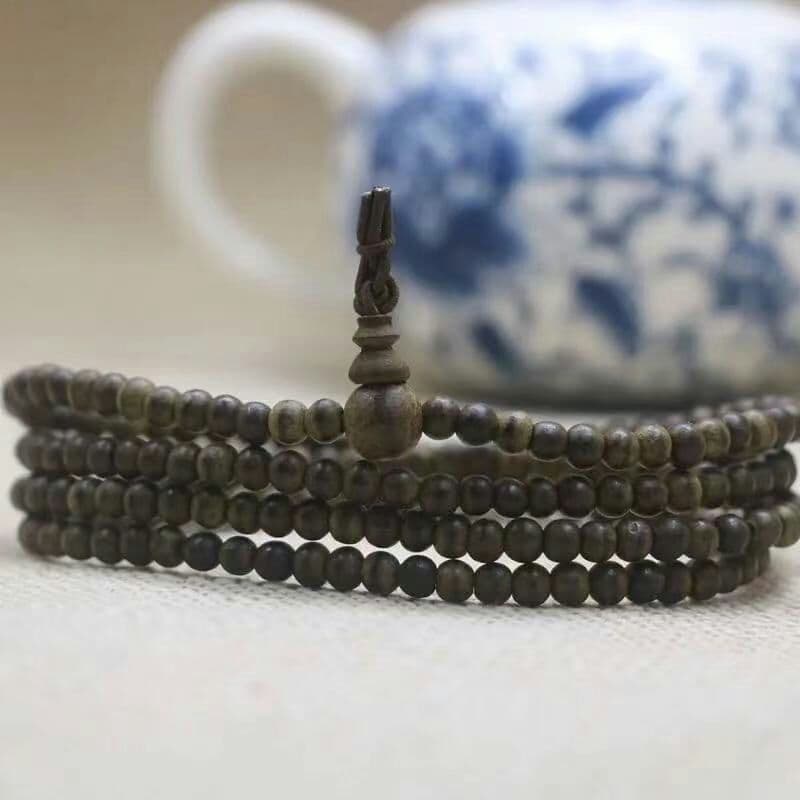 本物保証天然正品の黑油古料沈香木の216手串