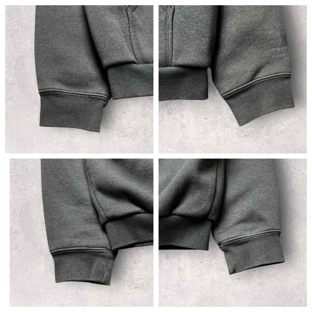 カーハート 裏サーマル ジップアップ パーカー ダブルフェイス グレー S