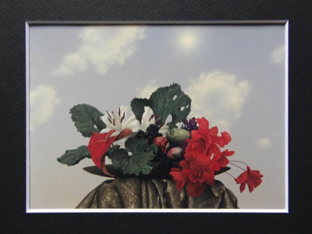 田中芳照、果実、希少な額装用画集より、新品高級額装付、状態良好