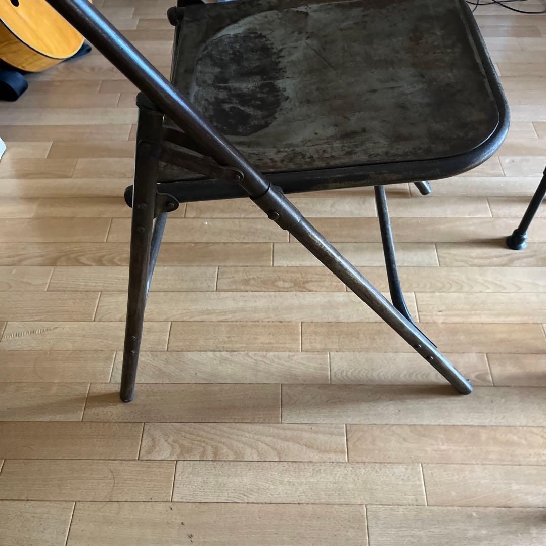 インド製 インダストリアル メタル フォールディング チェア CHAIR