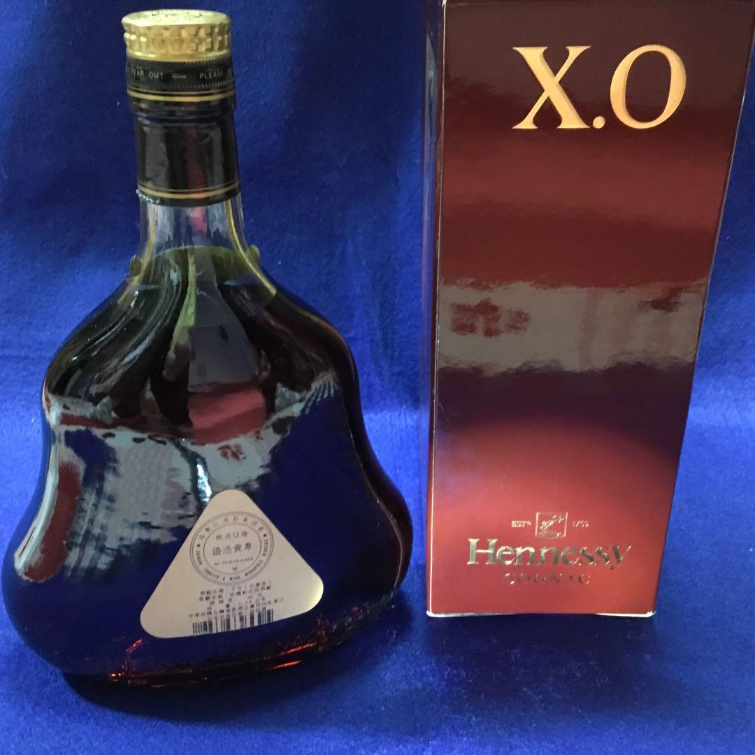 【未開栓】　コニャック　ヘネシー　XO 金キャップ　グリーンボトル