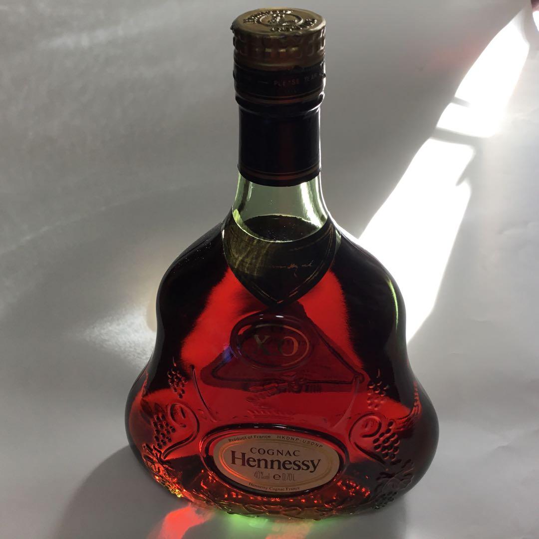 【未開栓】　コニャック　ヘネシー　XO 金キャップ　グリーンボトル