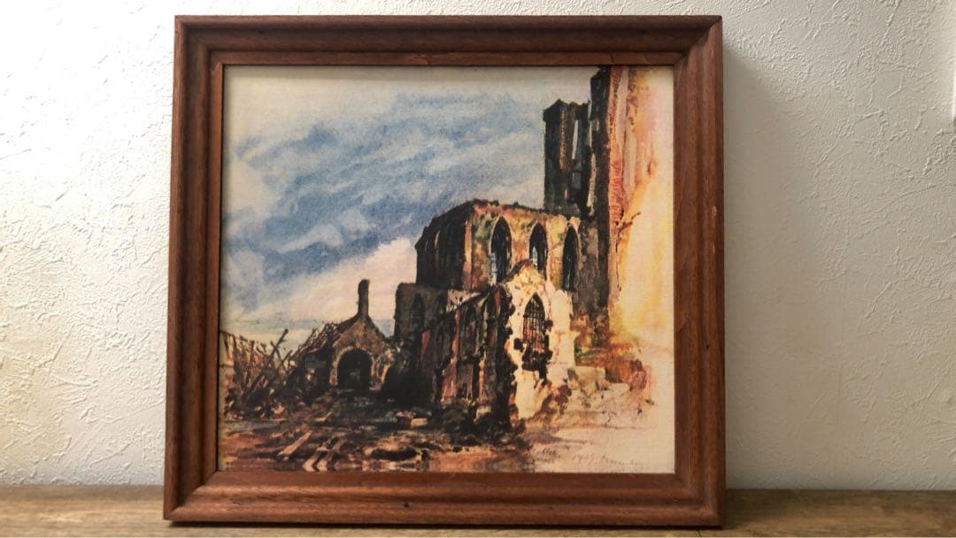 アドルフ・ヒトラーが描いた絵画額装