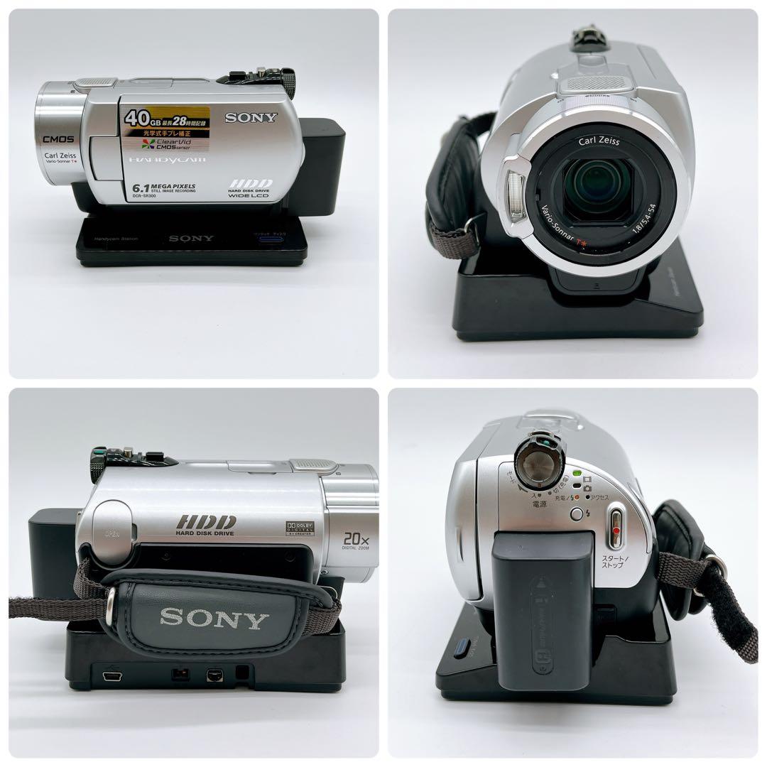 【極美品】SONY Handycam DCR-SR300 デジタルビデオカメラ