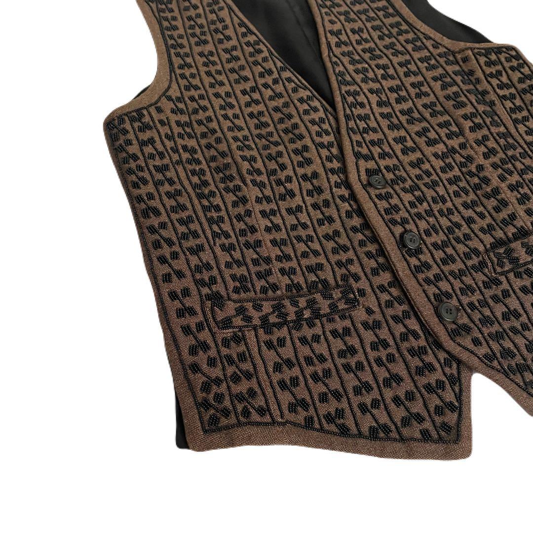トップス DRIES VAN NOTEN Beaded Embroidered Vest