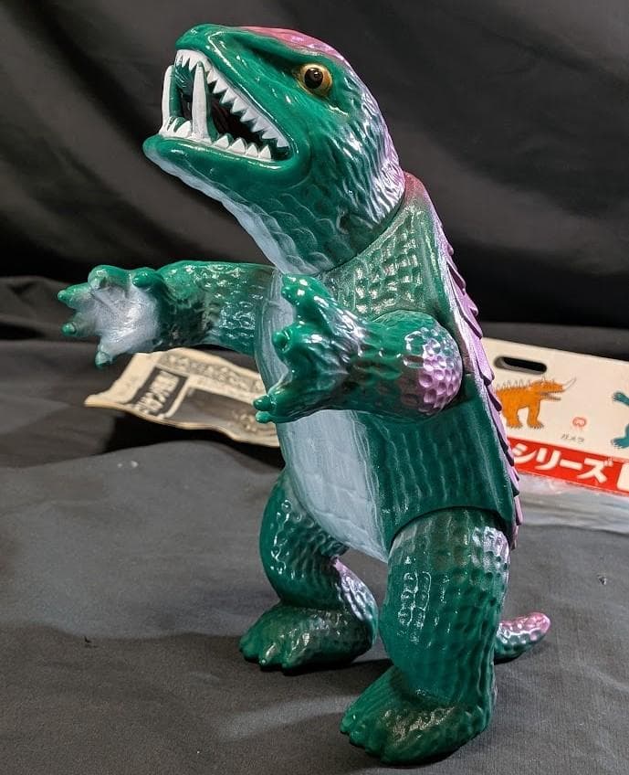 昭和ガメラ（日東復刻・マルサン）ヘッダー・外袋付 ソフビフィギュア