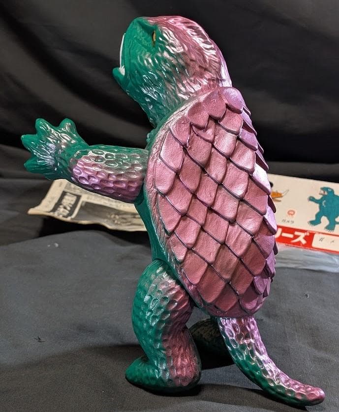 昭和ガメラ（日東復刻・マルサン）ヘッダー・外袋付 ソフビフィギュア