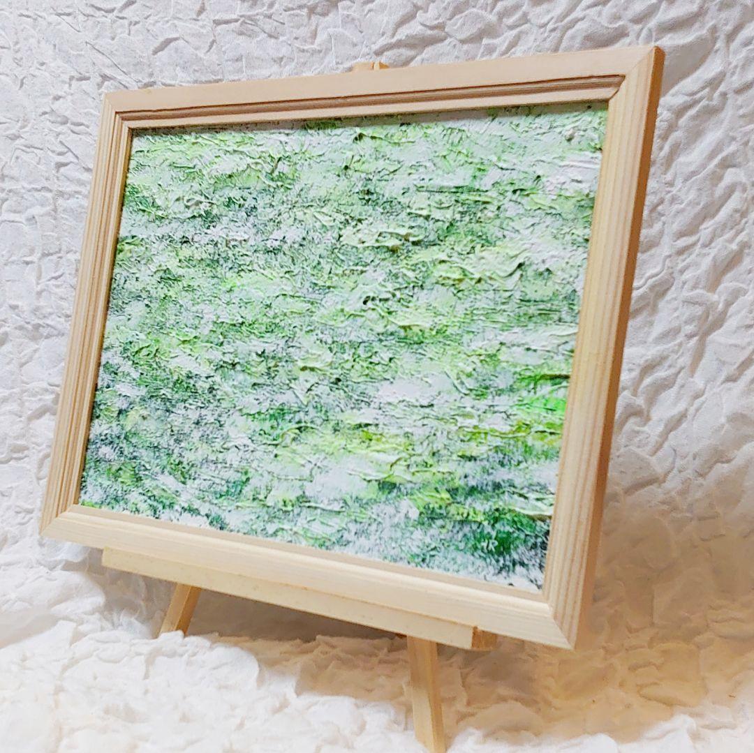 油絵 絵画 かすみ草【Ａ4】