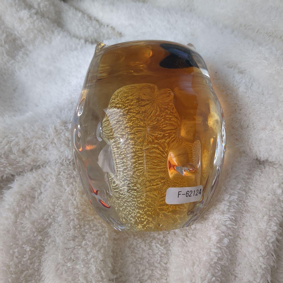 ガラス製フクロウ 篠原義和 作