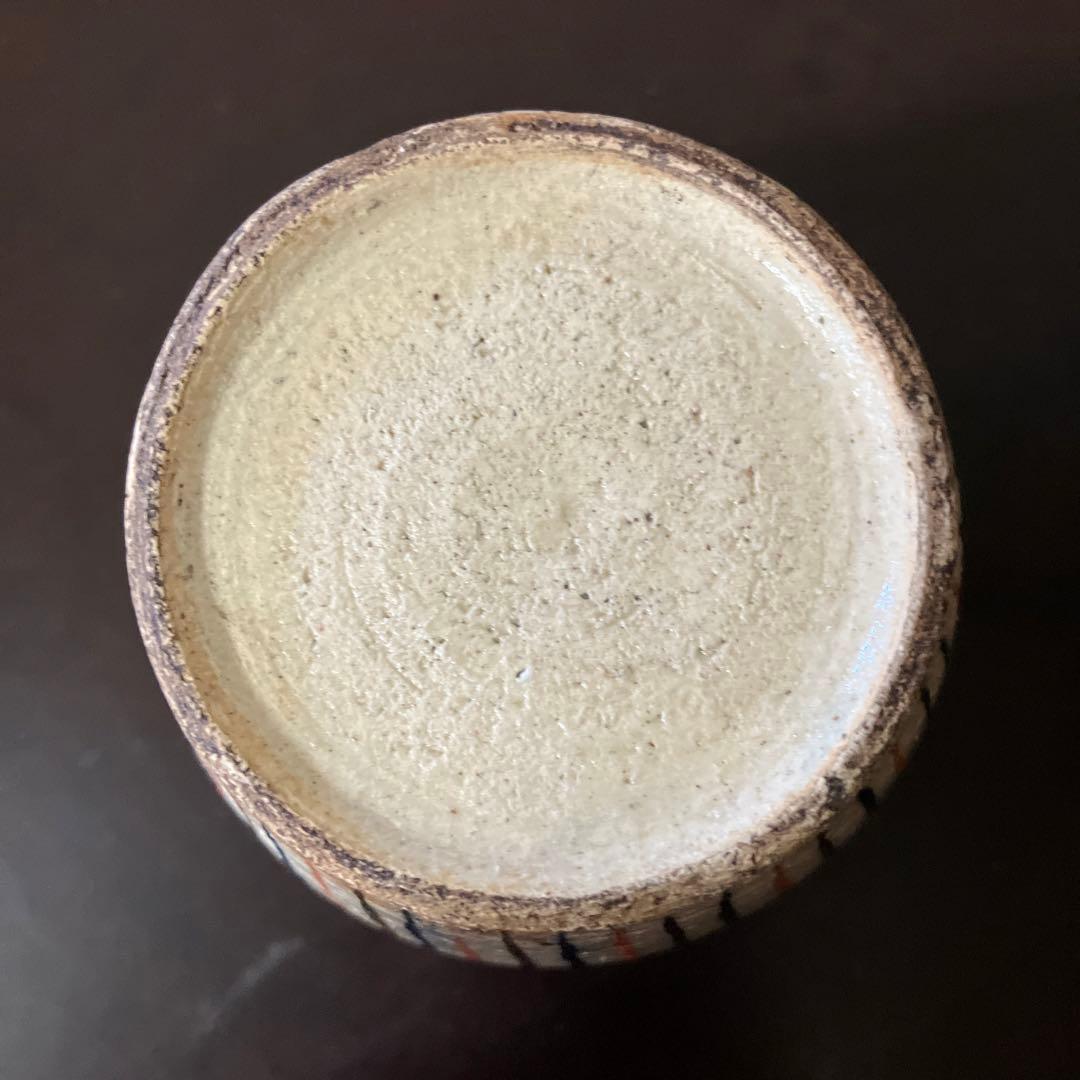 麦藁手蕎麦猪口　瀬戸　十草　美濃　古道具　　青山二郎　白洲正子　古民芸　酒器