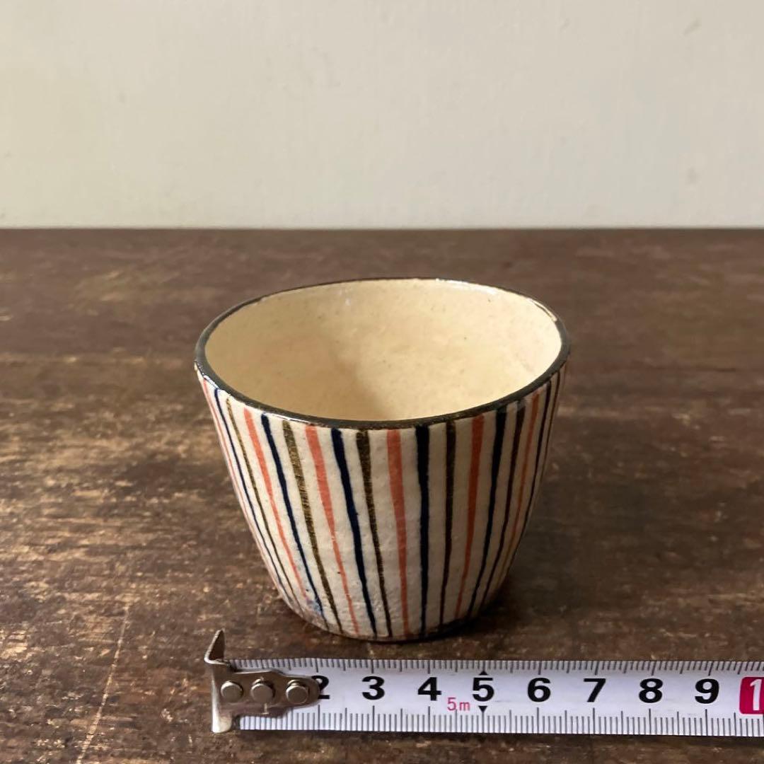 麦藁手蕎麦猪口　瀬戸　十草　美濃　古道具　　青山二郎　白洲正子　古民芸　酒器