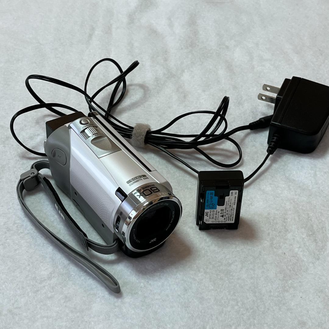 JVC ケンウッド GZ-E780-W ビデオカメラ、専用BDライター