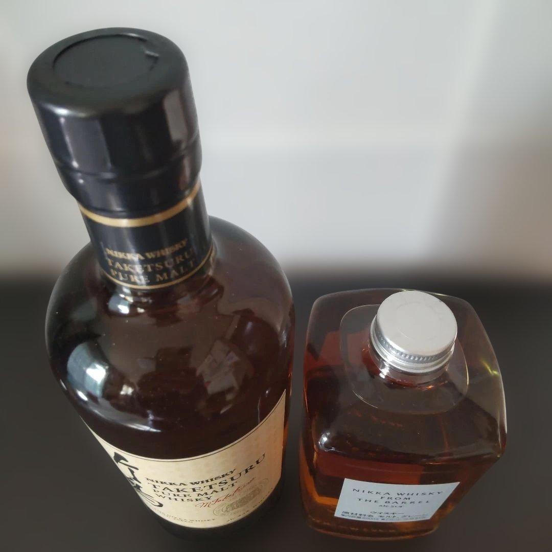 ニッカ 竹鶴 ピュアモルトウイスキー700ml &フロム・ザ・バレル 500ml