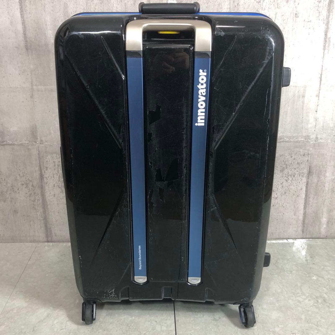 イノベーター　スーツケース　ブラック　国旗　1週間目安　TSAロック　大容量
