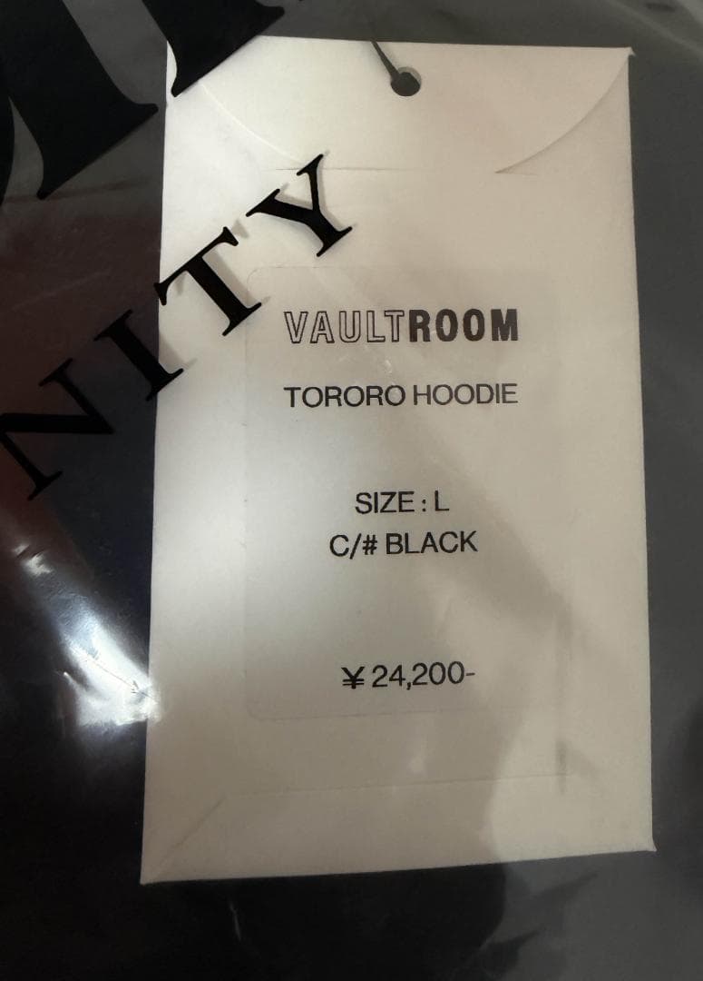 トップス VAULTROOM TORORO HOODIE / BLACK