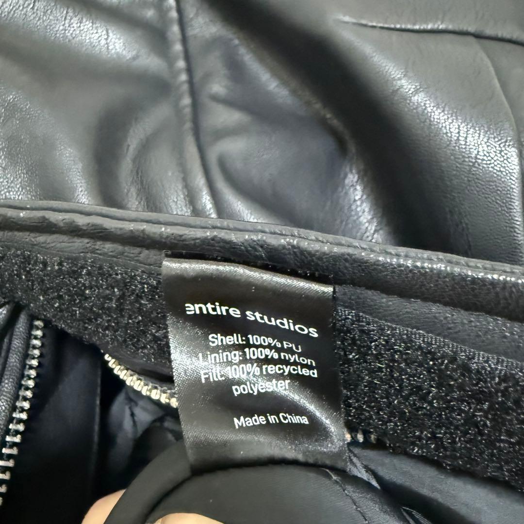 entire studios moto bomber ボンバージャケット S