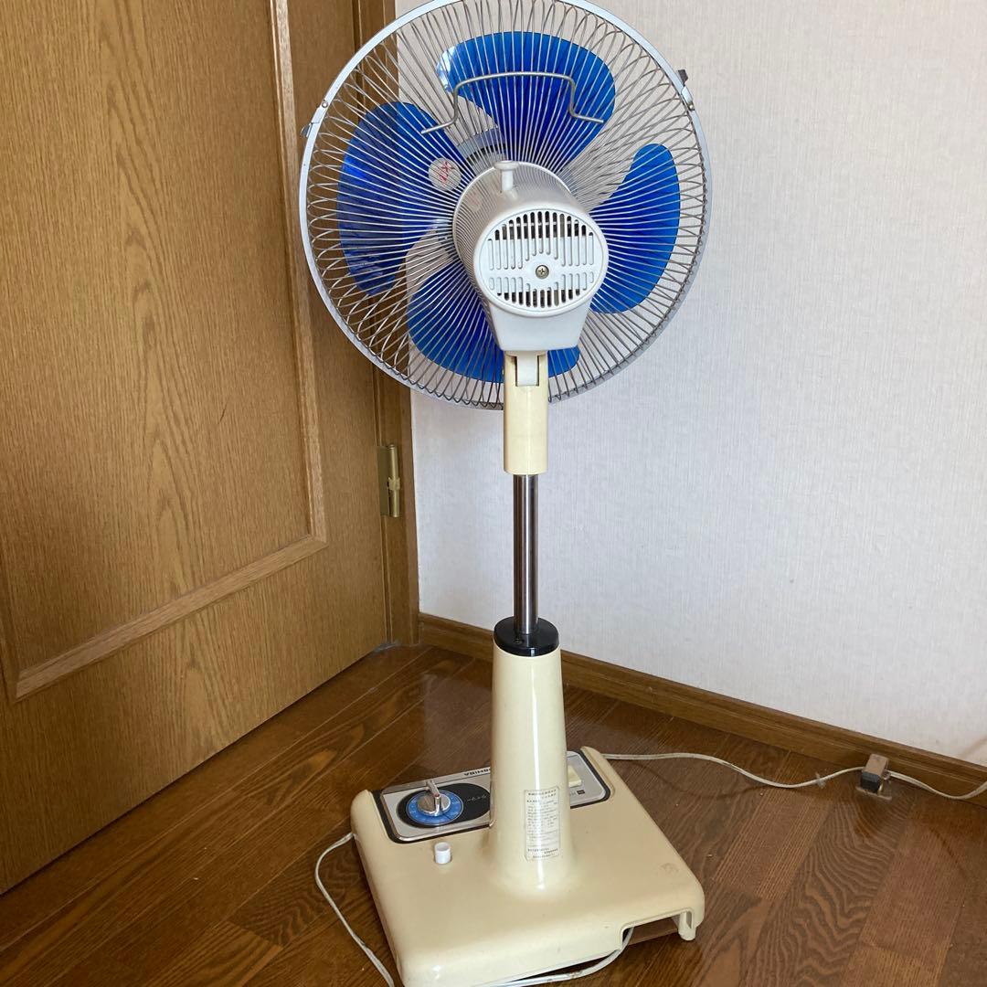 東芝扇風機　座敷扇風機　H-30P20 水連　1977年製昭和レトロ当時物