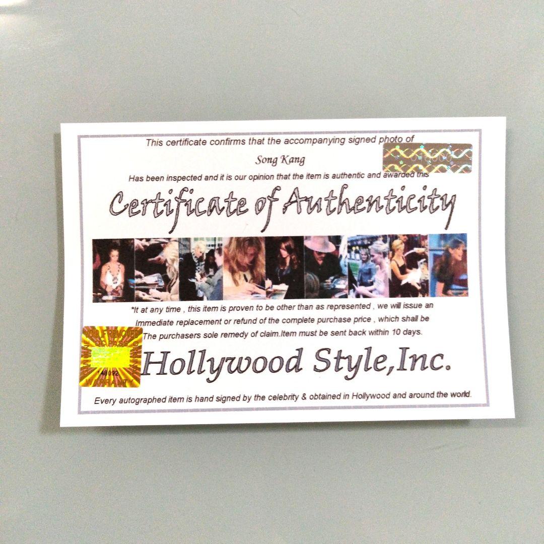 ソン・ガン直筆サイン入り2Lサイズ写真…