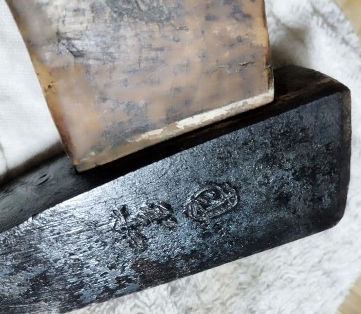 【銘有り】鉞　斧　 古民具　骨董　古物　約2.3kg　最終値