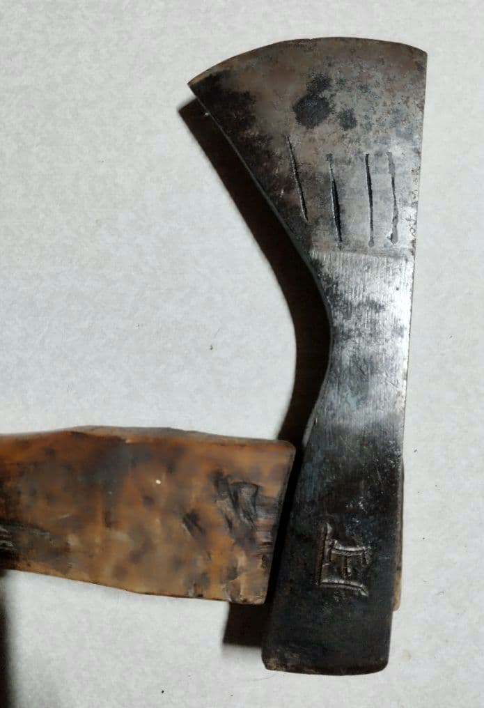 【銘有り】鉞　斧　 古民具　骨董　古物　約2.3kg　最終値