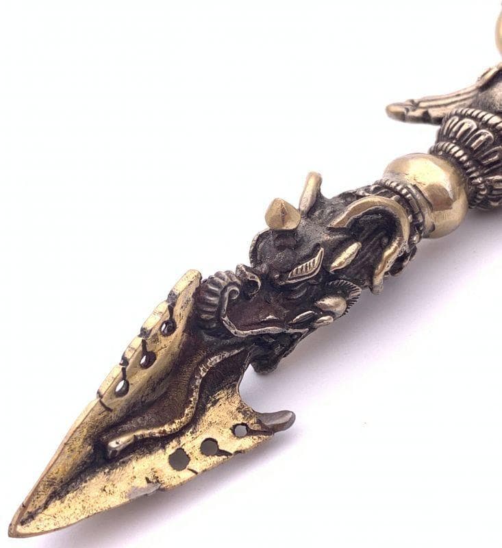 ◆チベット密教法具　ヴァジュラ・パーニ（金剛手）プルパ◆