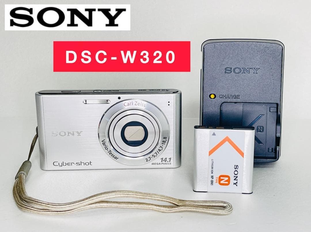 ❗️激安価格❗️デジカメ　本体　SONY DSC-W320 シルバー