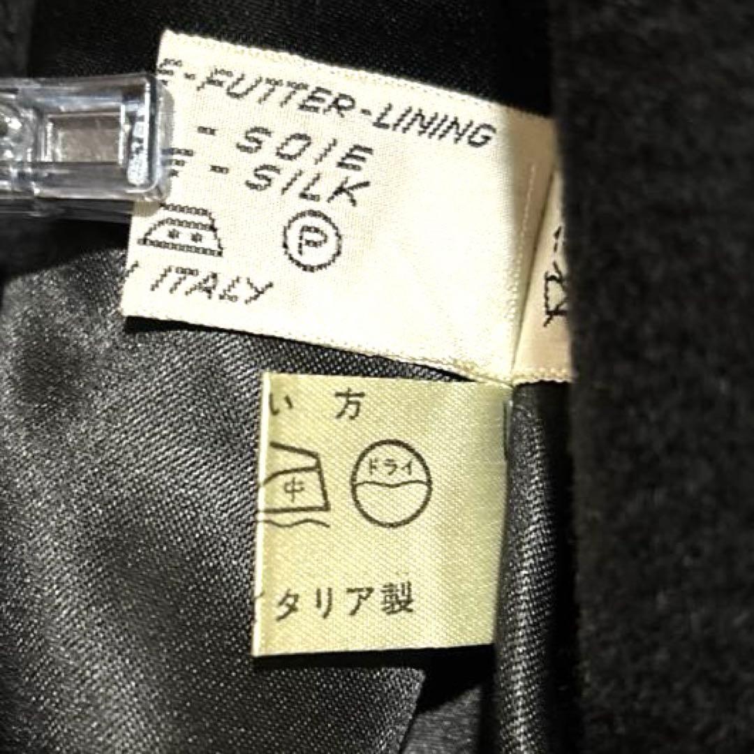 美品ヘルノ ダブルチェスター ロングコート　カシミヤ シルクスカーフ herno