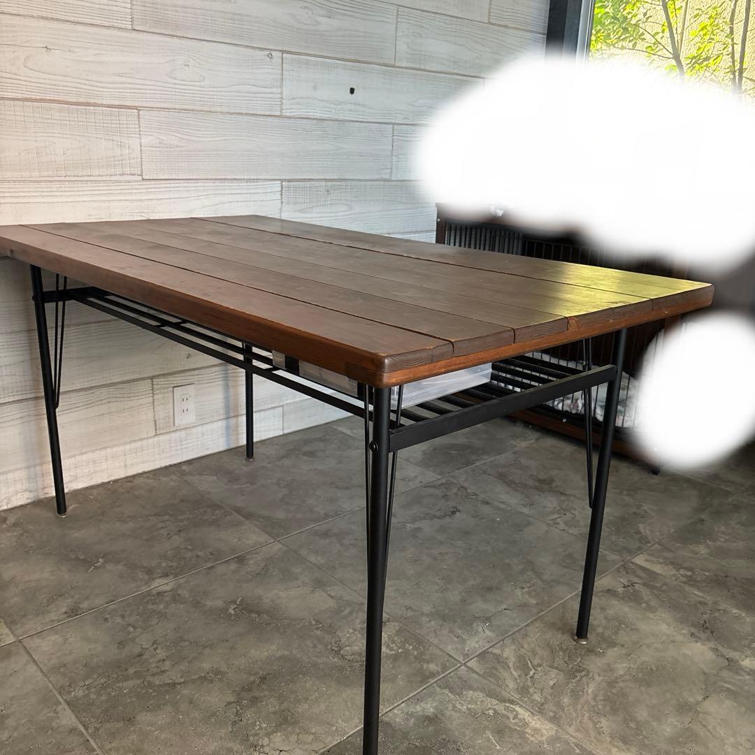 雅*　！◎送料込！アイアンテーブルダイニングテーブル