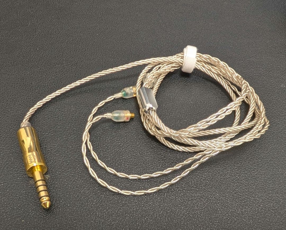 イヤホン ALOaudio MMCX Pure Silver Litz 4.4mm