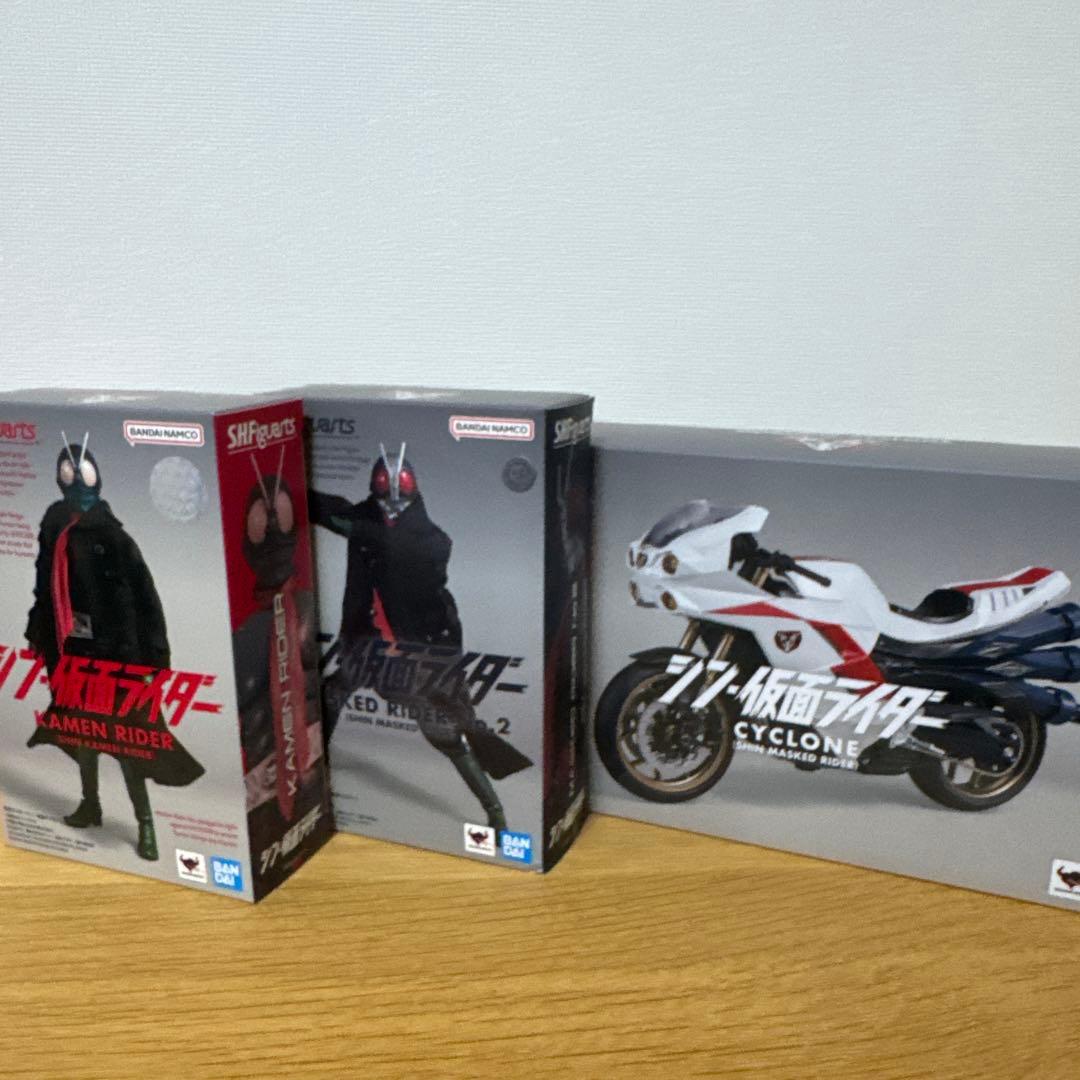 S.H.Figuartsシン仮面ライダー 1号2号 サイクロン セット