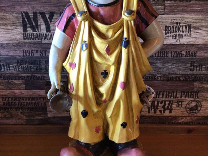 アンティークなピエロのオブジェ