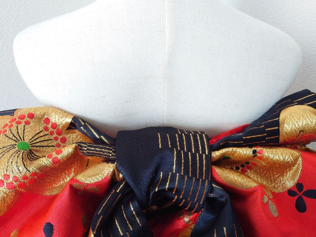 七五三　ハーフ成人式　ジュニア帯　大人用袋帯からの作り帯　1点物