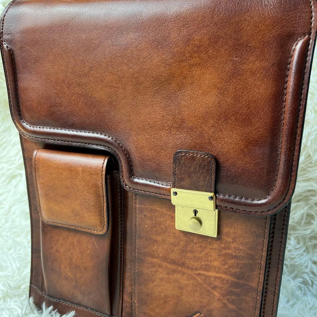 【tsuki】青木鞄 Lugard G3 ビジネスバッグ 牛革 2way