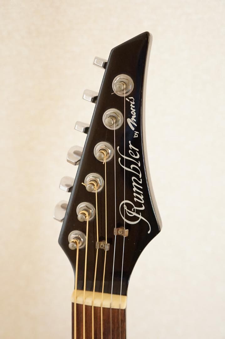 Morris Rumbler MR-1K ブラック エアレコ ギター モーリス