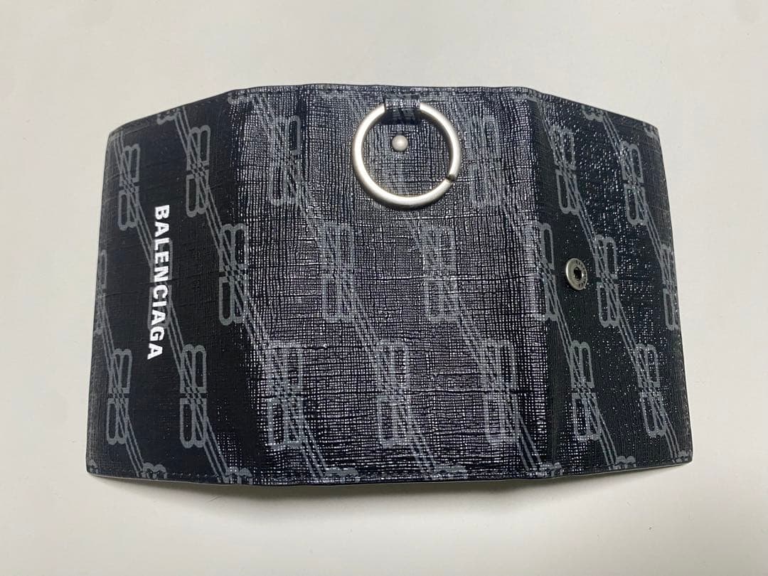 mayu♪♪　 BALENCIAGA ブラック レザー キーケース