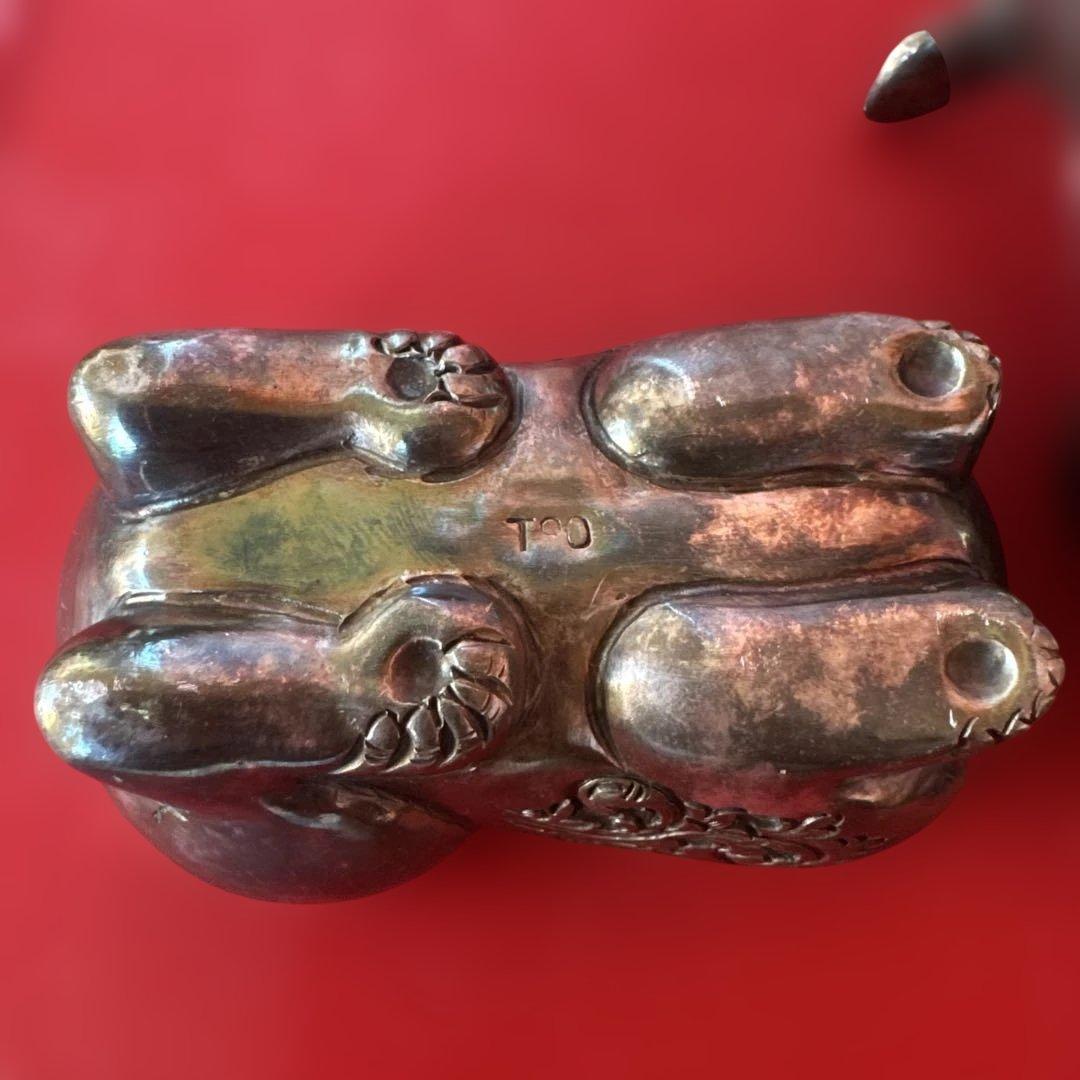 金属製動物型小物入れ