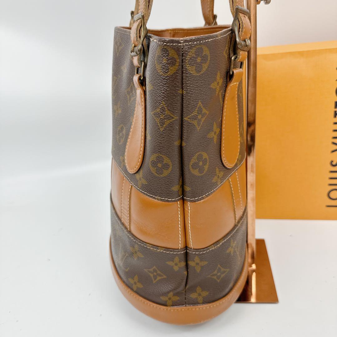 ルイヴィトン　モノグラム　USA製　バケットPM 紙タグ