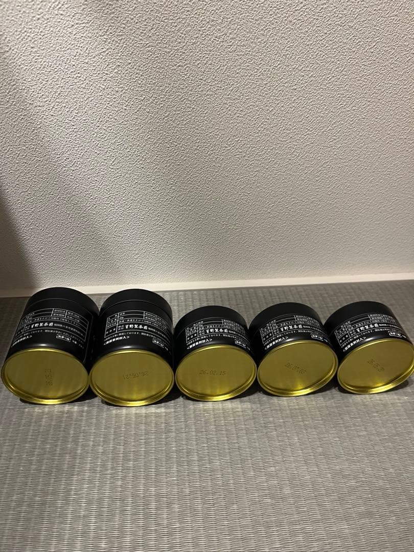 抹茶　\"星の露\" 40g缶 、20g缶入り　星野製茶園