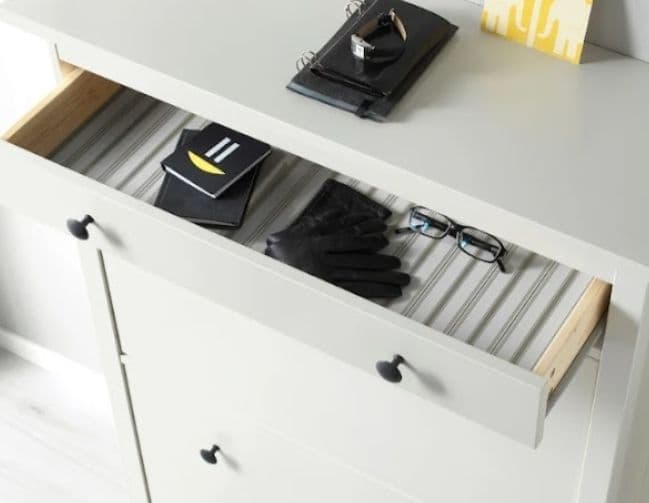 IKEA HEMNES ヘムネス シューズボックス２段