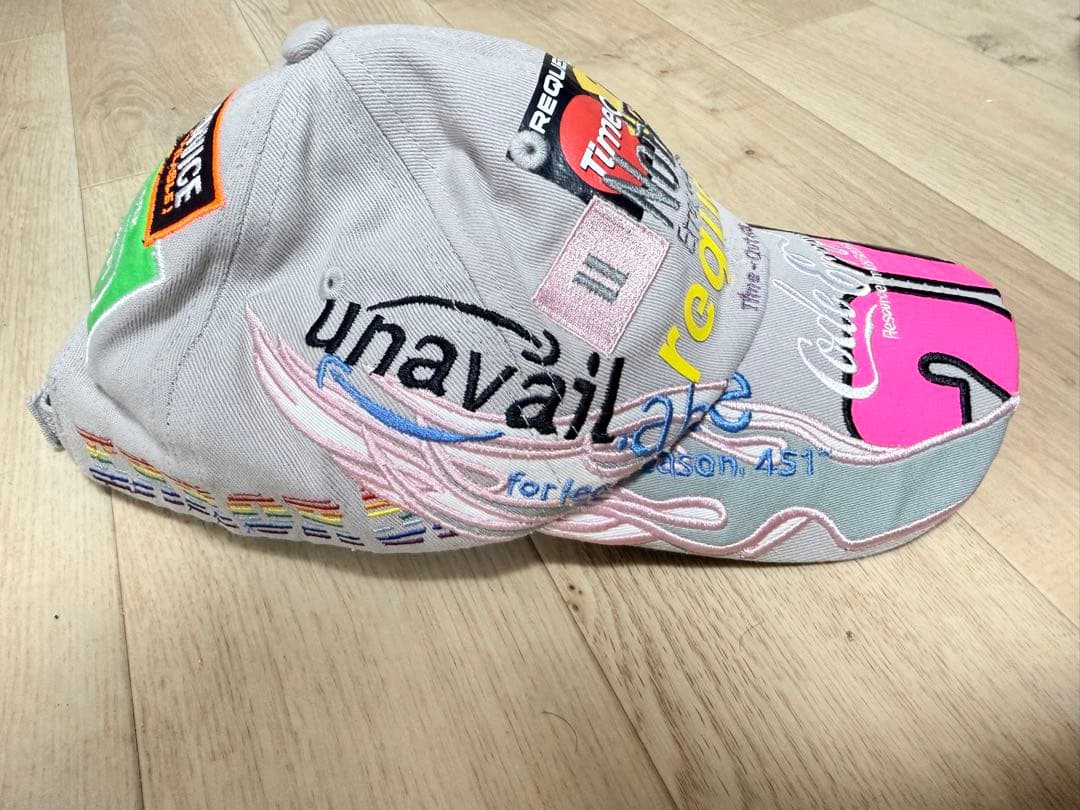 帽子 VETEMENTS BLACKOUT FLAME LOGO CAP