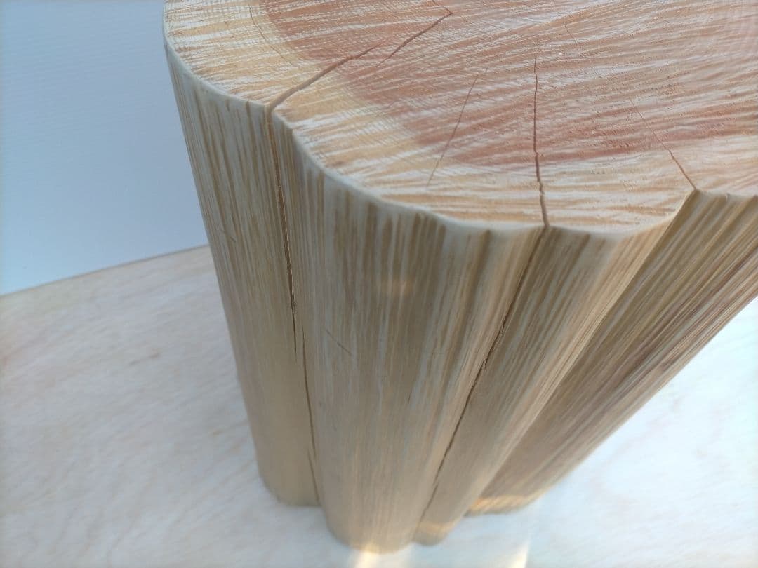 “山師の手作り” 樹齢100年 桧の切り株スツール キャンペーン期間限定