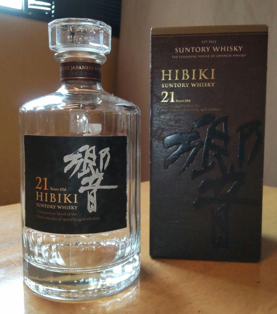 HIBIKI 21年 空瓶　箱付き　未洗浄