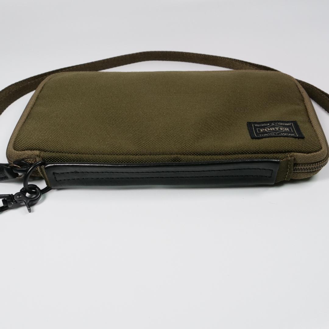 PORTER×MONOCLE トラベルウォレット オーガナイザー カーキ