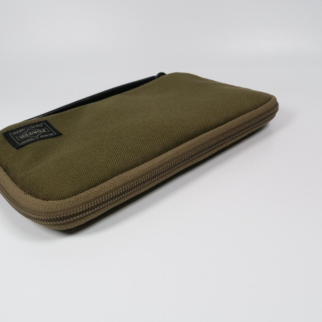 PORTER×MONOCLE トラベルウォレット オーガナイザー カーキ