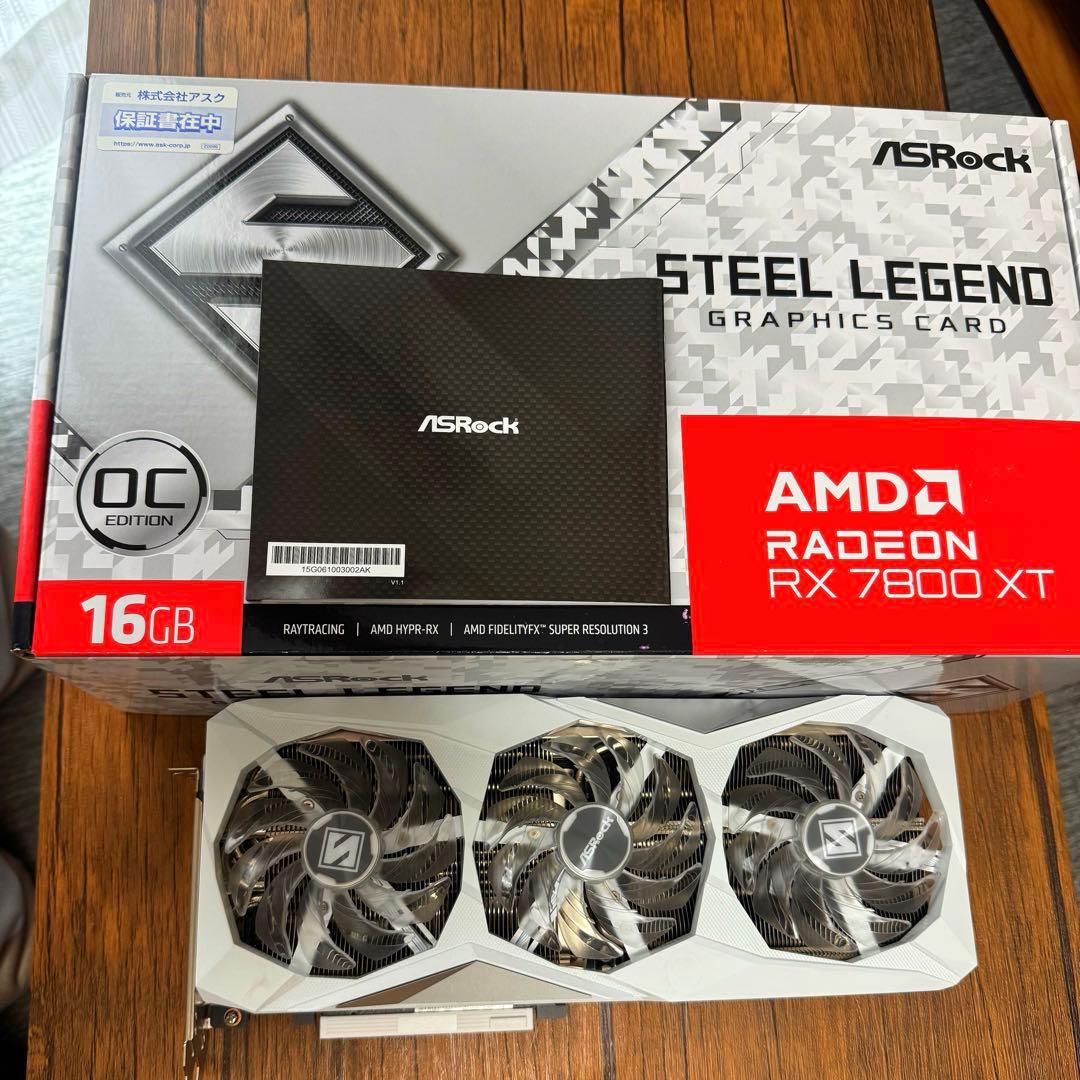 【使用時間少】Radeon RX 7800XT Steel Legend 16G
