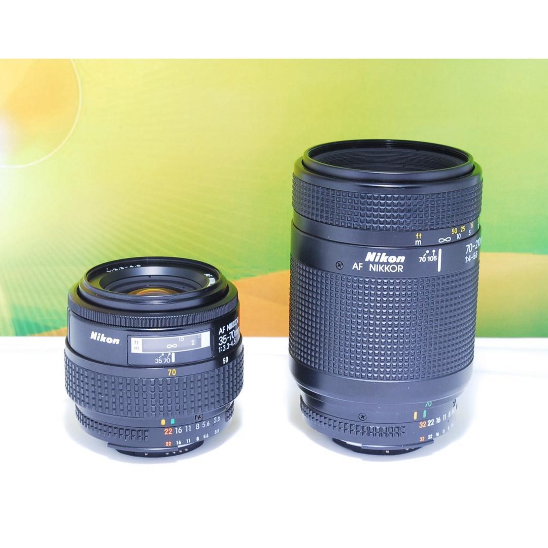 付属品多数✨Nikon D70 ダブルレンズ レトロかわいい CFカード付き